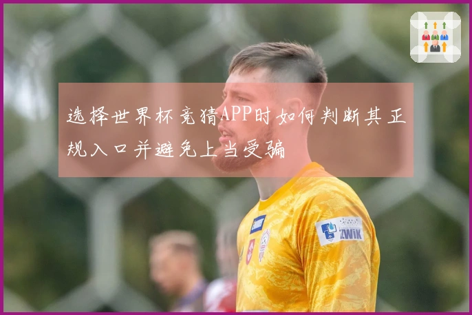 选择世界杯竞猜APP时如何判断其正规入口并避免上当受骗