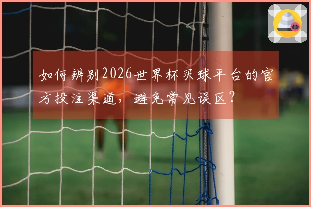 如何辨别2026世界杯买球平台的官方投注渠道，避免常见误区？